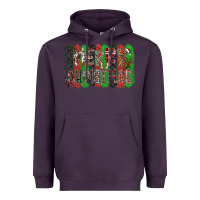 Plum Merry Christmas Heavyweight Hoodie - CowhideDigitalArt