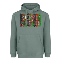 Sage Merry Christmas Heavyweight Hoodie - CowhideDigitalArt