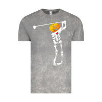 Cloud Rock Golf Skeleton Pumpkin Halloween Shirt Vintage Tee - maiPhamDesign