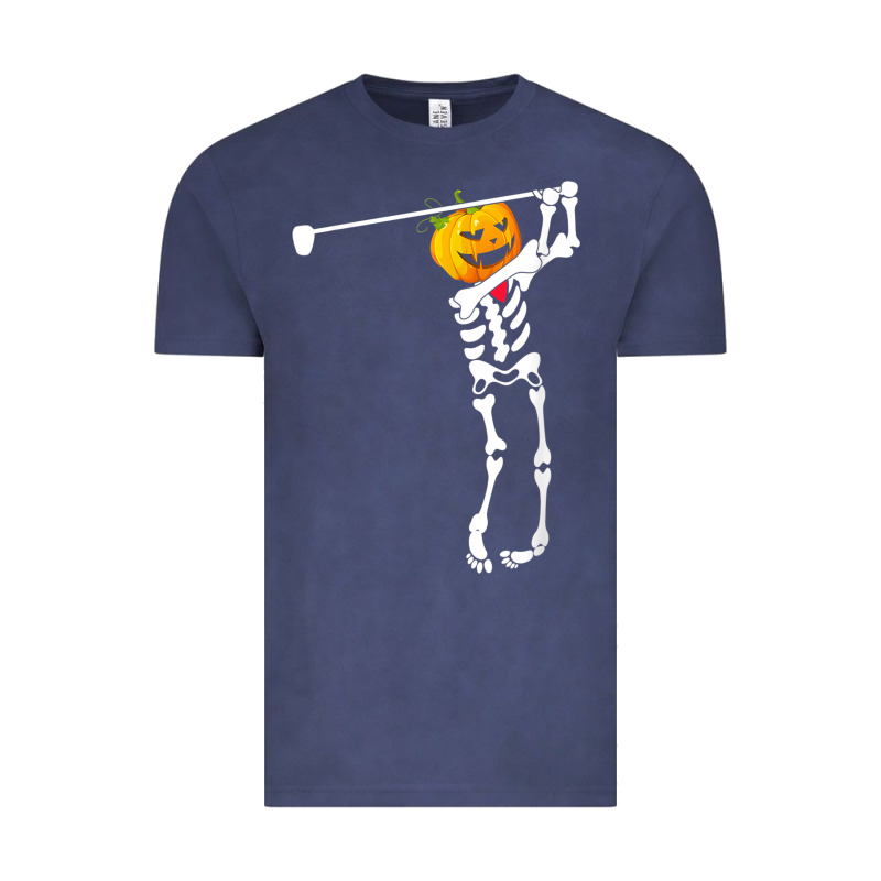 Golf Skeleton Pumpkin Halloween Shirt Vintage Tee by maiPhamDesign | Teevron