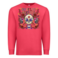 Cardinal dia de los muertos Premium Sweatshirt - CowhideDigitalArt