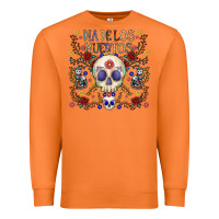 Carrot dia de los muertos Premium Sweatshirt - CowhideDigitalArt