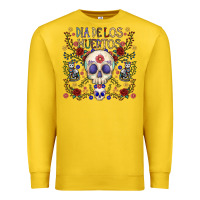 Lemon dia de los muertos Premium Sweatshirt - CowhideDigitalArt