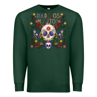 Sports Green dia de los muertos Premium Sweatshirt - CowhideDigitalArt