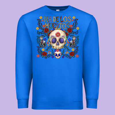 Dia De Los Muertos Premium Sweatshirt Designed By Cowhidedigitalart