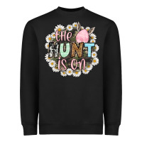 Black Easter Day The hunt is on Heavyweight Sweatshirt - OliviaCreatesArt