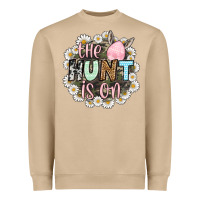 Mushroom Easter Day The hunt is on Heavyweight Sweatshirt - OliviaCreatesArt