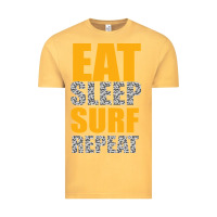 Vintage Mustard eat sleep surf repeat Vintage Tee - Bettercallsaul