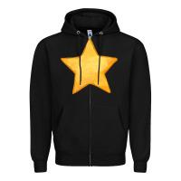 Black yellow star Zipper Hoodie - FaDigitalArtStudio