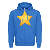 True Royal yellow star Zipper Hoodie - FaDigitalArtStudio