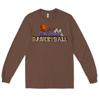 Chestnut Wild about Basketball Long Sleeve Tee - HowdyJamesFarm