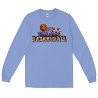 Colony Blue Wild about Basketball Long Sleeve Tee - HowdyJamesFarm