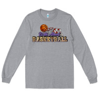 Heather Grey Wild about Basketball Long Sleeve Tee - HowdyJamesFarm