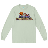 Matcha Wild about Basketball Long Sleeve Tee - HowdyJamesFarm