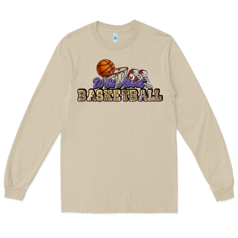 Wild About Basketball Long Sleeve Tee by HowdyJamesFarm | Teevron