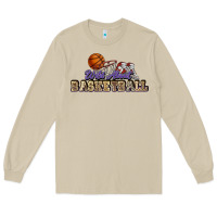 Mushroom Wild about Basketball Long Sleeve Tee - HowdyJamesFarm