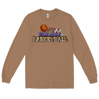 Toasted Coconut Wild about Basketball Long Sleeve Tee - HowdyJamesFarm