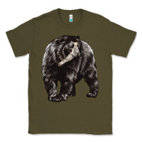 Army Green Spectacled Bear Classic Tee - LillyAllenDesigns