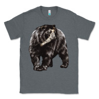 Charcoal Heather Spectacled Bear Classic Tee - LillyAllenDesigns
