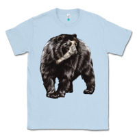 Dusty Blue Spectacled Bear Classic Tee - LillyAllenDesigns