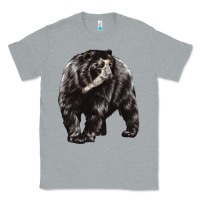 Heather Grey Spectacled Bear Classic Tee - LillyAllenDesigns