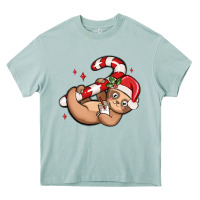 Arona cute christmas sloth Heavy Core Tee - MaliasSmallBusiness