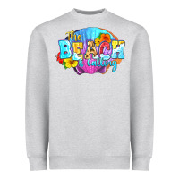 Heather Grey The beach is calling Heavyweight Sweatshirt - FaDigitalArtStudio