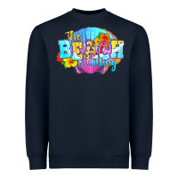 Navy The beach is calling Heavyweight Sweatshirt - FaDigitalArtStudio