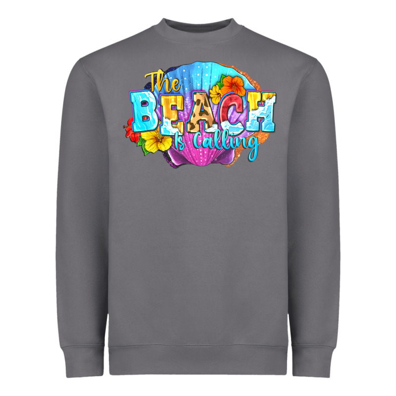 The Beach Is Calling Heavyweight Sweatshirt by FaDigitalArtStudio | Teevron