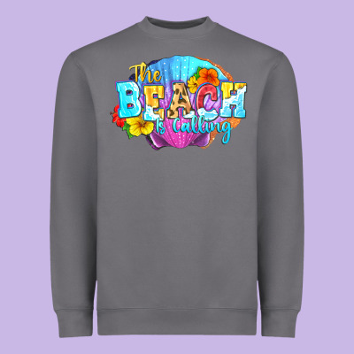 The Beach Is Calling Heavyweight Sweatshirt Designed By Fadigitalartstudio