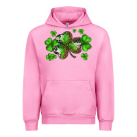 Fuchsia Pink st. patricks day shamrocks Urban Hoodie - BarkalooDesign