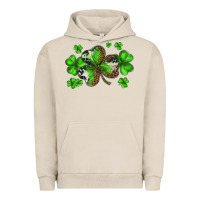 Pigment French Oak st. patricks day shamrocks Urban Hoodie - BarkalooDesign