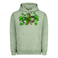 Pigment Oil Green st. patricks day shamrocks Urban Hoodie - BarkalooDesign