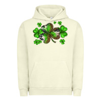 Pigment Pistachio st. patricks day shamrocks Urban Hoodie - BarkalooDesign