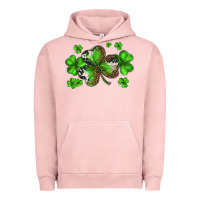 Pigment Salmon st. patricks day shamrocks Urban Hoodie - BarkalooDesign