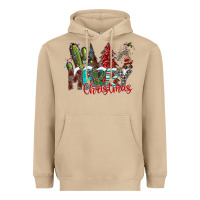 Mushroom Merry Christmas Heavyweight Hoodie - CowhideDigitalArt