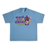 Pebble Blue Mardi Gras Day Nurse Urban Heavy Tee - NancyCooperArtShop