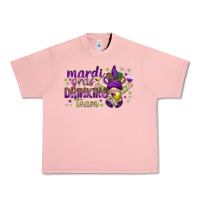 Salmon Mardi Gras Day Nurse Urban Heavy Tee - NancyCooperArtShop