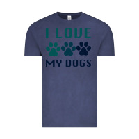 Vintage Denim i love my dogs Vintage Tee - Bettercallsaul