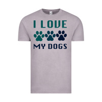 Vintage Zinc i love my dogs Vintage Tee - Bettercallsaul