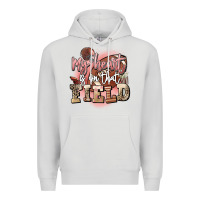 Dove Grey my heart is on that field Premium Hoodie - FaDigitalArtStudio
