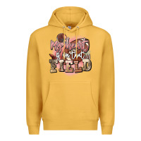 Mustard my heart is on that field Premium Hoodie - FaDigitalArtStudio