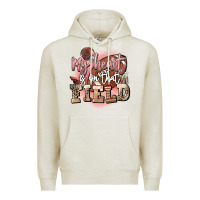 Oatmeal Heather my heart is on that field Premium Hoodie - FaDigitalArtStudio