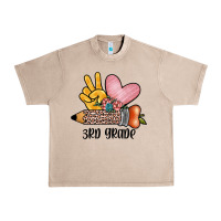 French Oak peace love 3rd grade Urban Heavy Tee - JahusDesignShop