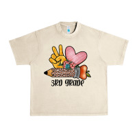 Sandshell peace love 3rd grade Urban Heavy Tee - JahusDesignShop