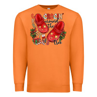 Carrot christmas crocin around the tree Premium Sweatshirt - CowhideDigitalArt