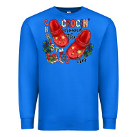 True Royal christmas crocin around the tree Premium Sweatshirt - CowhideDigitalArt