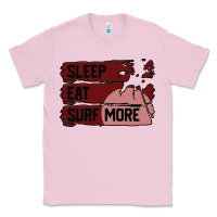 Bubblegum Pink surf, sleep, eat Classic Tee - Bettercallsaul