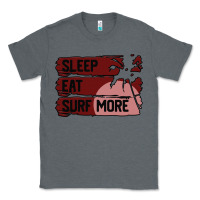 Charcoal Heather surf, sleep, eat Classic Tee - Bettercallsaul