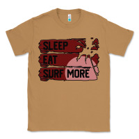 Toasted Coconut surf, sleep, eat Classic Tee - Bettercallsaul